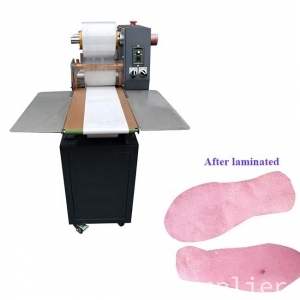 Insole gluing transfer machine for shoe footwear factory