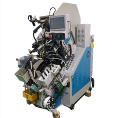 Automatic glue toe lasting cementing machine footwear making machine